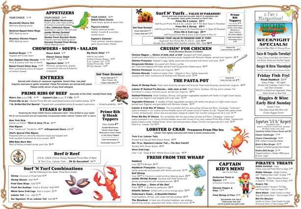 2025 menu