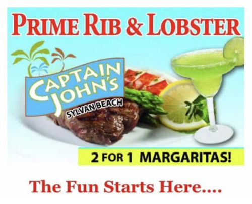 Prime Rib & Lobster, 2 For 1 Margaritas!